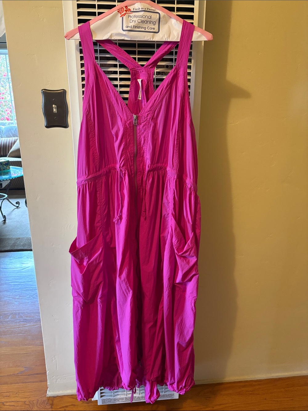 Anthropologie Daily Practice Bright Orchid (Pink) 1X Free Fall Dress